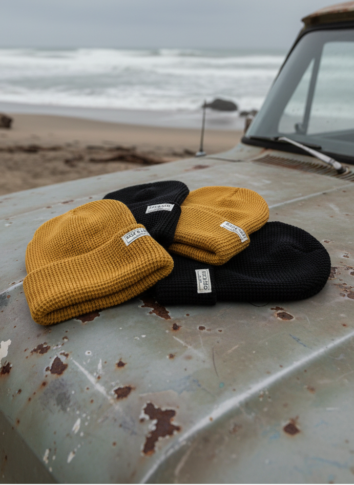 Waffle Cuffed Beanie